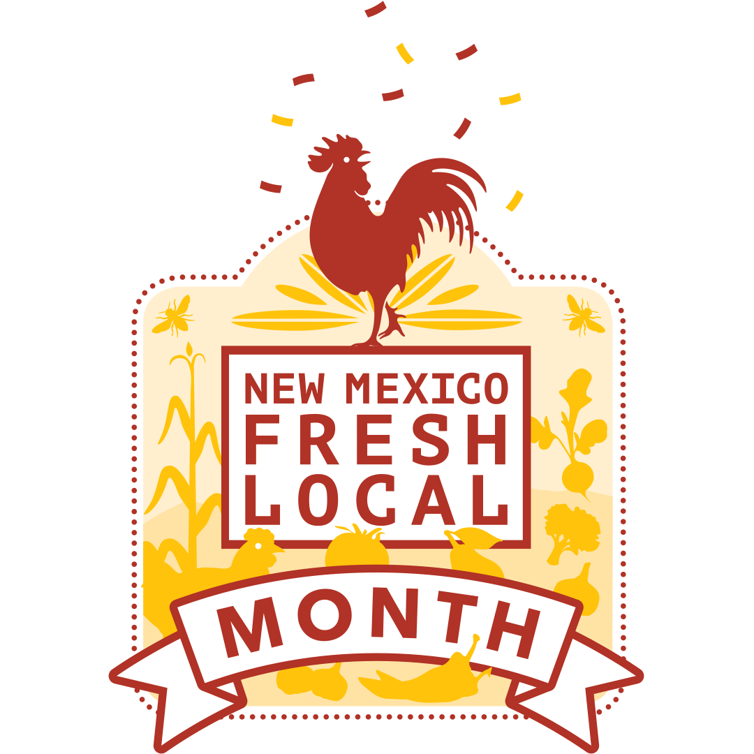 New Mexico Fresh Local Month with rooster animation