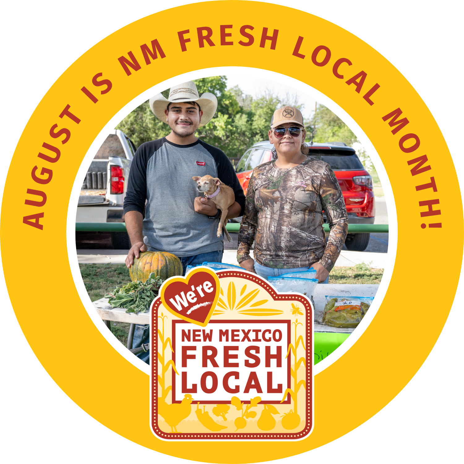 NM Fresh Local Month Profile Pic Frame