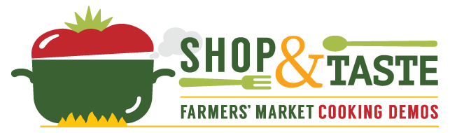 Shop and Taste cooking events logo